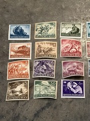 Germany Reich Grossdeutsches 1944 Stamp Lot WWII 30 Stamps