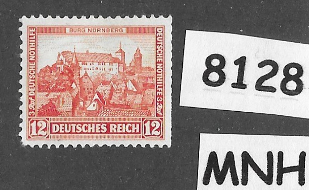 MNH Stamp Sc B46 Castle Nuremberg Germany Weimar Republic 1932 #8128