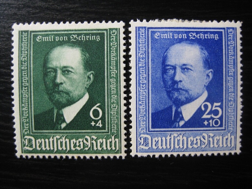 THIRD REICH Mi. #760-761 mint stamp set! CV $4.80