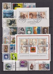 West Germany, Unified Stamps Used inc 1954 – 59 Almost complete. Cat approx £750