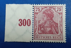 Stamp Germany Deutsches Reich Germania 75 Pfennig 1922 Mi. Nr. 197a (25650)