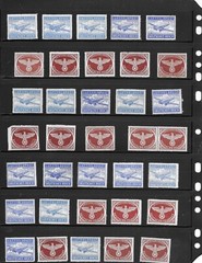 Unused stamps Bulk lot 70 Military Feldpost Luftfeldpost WWII #2210