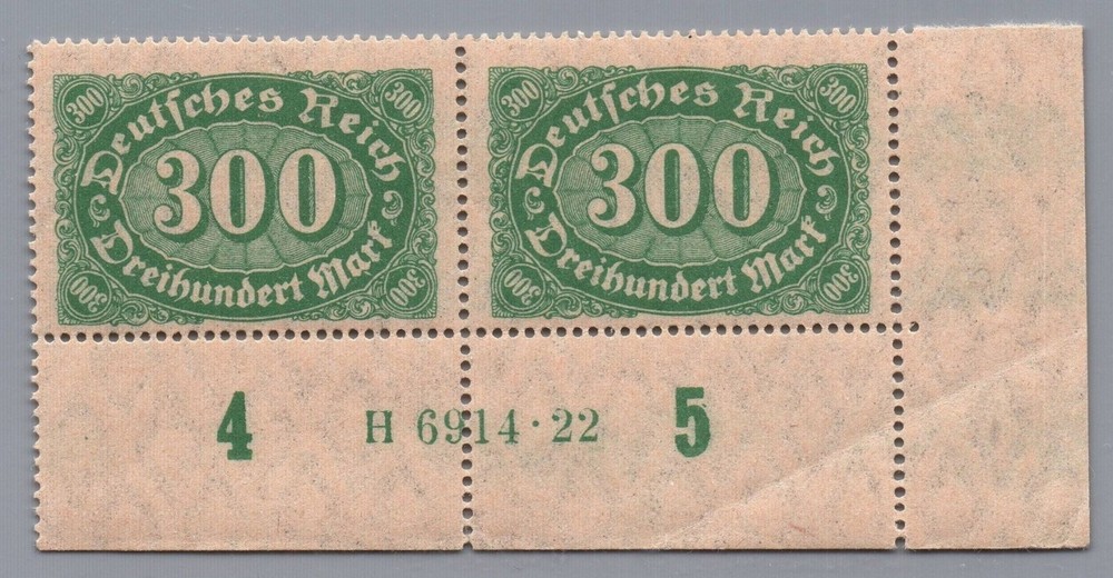 German Reich Michel No. 221 HAN mint never hinged