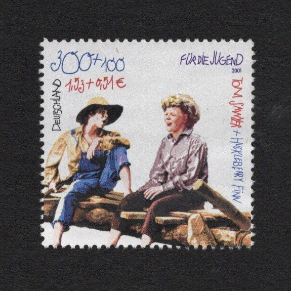 2001 Germany Tom Sawyer and Huckleberry Finn 𝘶𝘴𝘦𝘥 𝘶𝘯𝘮𝘢𝘳𝘬𝘦𝘥