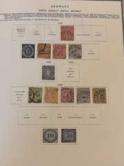 German & State Stamps in Scott Specialty 3 ring album M&U -1938 incl BOB L2034