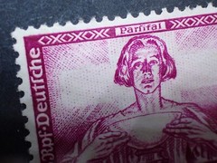 Nazi Germany 1933 Wagner Parsifal Stamp 40 Pfg 507A MH pre-WW2 Third Reich
