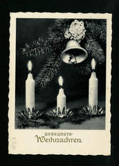 Germany 1951 Postcard Merry Christmas – „Criticism Of The State“ Slogan Cancel