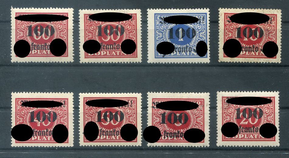Sudetenland Rumburg 36/43 Flawless MNH Unstamped BPP (T3061