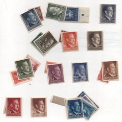 Adolph Hitler World War 11 Third Riech-Nazi Germany Stamp Collection used