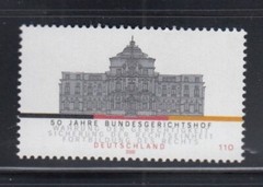 GERMANY 50th Anniversary Federal Court of Justice MNH stamp