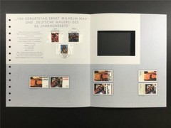 GERMAN POST ART-EDITION 2002/42 ART PAINTINGS GEMÄLDE KUNST