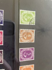 West Germany stamps used posthorn set + Tag der briefmarken 1949 etc cat £267