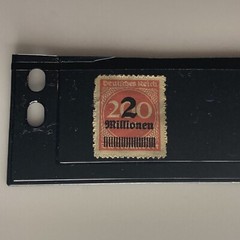 Rare 1920’s German Deutsches Reich stamp 2 Millionen