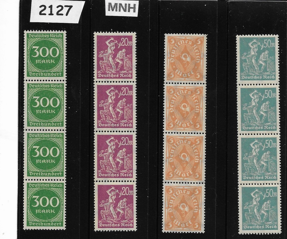 MNH stamps / Pre 1930 / Empire – Republic Germany / Inflation stamps #2127