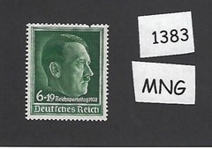 MNG Adolph Hitler stamp PF06 + PF19 / 1938 Nuremburg Germany / Third Reich