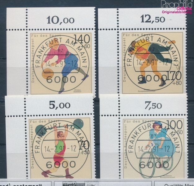 Stamps FRD (FR.Germany) 1991 Mi 1499-1502 (complete.issue) fine used / (10604815