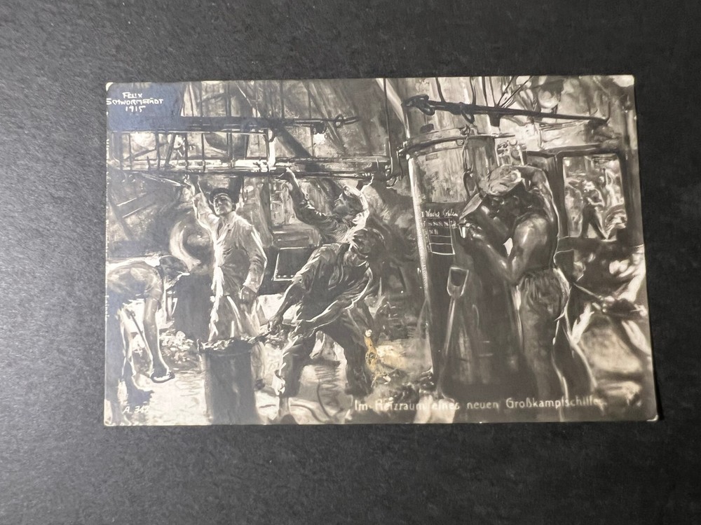 1919 Germany Feldpost Marine Post Postcard Cover to Lomboy Navy Kriegsmarine