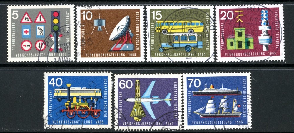 Stamps Germany, Scott # 919-925 used, complete set