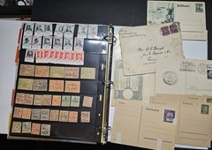 1800-1900 Germany & Colonies Stamp Collection Album Mixed Used & Mint Blocks