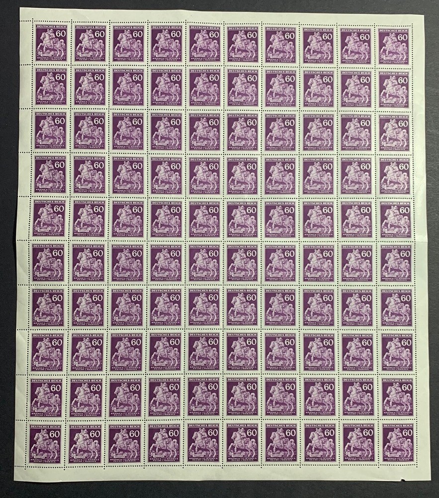 Bohemia & Moravia Mi#113 | SC #84. Postman Stamp Day FULL SHEET. MNH