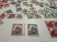 GERMANY STAMPS ARCHITECTURE CASTLES DEUTSCHES REICH, BUNDESPOST