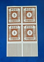 Germany Stamps Allied Occupation 4x 5 Pfennig 1945 Block SBZ Mi. Nr. 42 (19784)