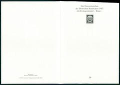 GERMANY FOLDER 1992/39 WAPPEN BLAZON HAMBURG