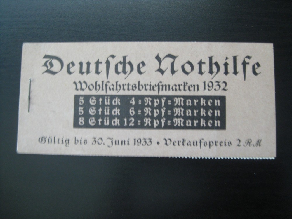 DEUTSCHES REICH Mi. #MH 31 scarce mint MNH stamp booklet! CV $360.00
