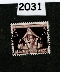 Used Stamp Sc 473 Germania Congress of Municipalities Germany 1936 #2031