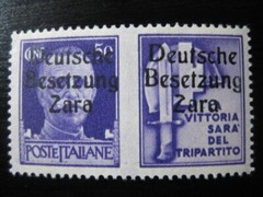ZARA THIRD REICH WWII OCCUPATION Mi. #20 type 2 scarce mint stamp! CV $48.00