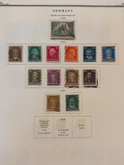 German & State Stamps in Scott Specialty 3 ring album M&U -1938 incl BOB L2034