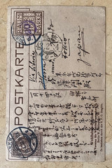 PRUSS. HRH VICTORIA LOUISE – BERLIN to TOKYO via SIBERIA – PHOTO POSTCARD 1910