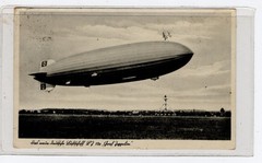 1939 Germany LZ 130 Graf Zeppelin II Postcard Last Flight Essen-Mulheim