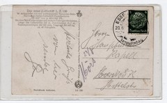 1939 Germany LZ 130 Graf Zeppelin II Postcard Last Flight Essen-Mulheim