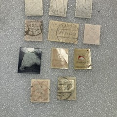 11 Vtg. USED Deutsches Reich/Germany Hindenburg Stamps; 1920- 1945; $1 Ships.