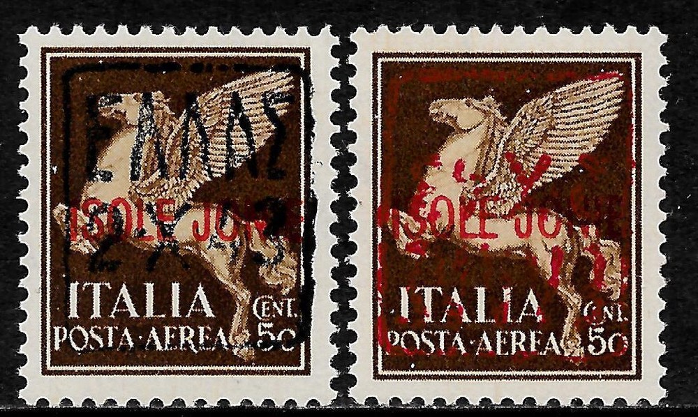 Zante stamps 1943 MI 3I+3II 3I signed LudinBPP MNH VF