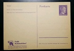Germany 1940’s WWII Hitler Definitive Postal History Postcard Postal Card