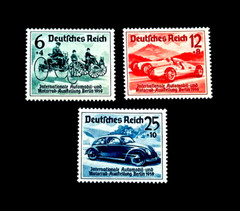 GERMANY Stamp Lot – 1939 Automobile Motorcycle Exhibition MNH/NG Full Set r27