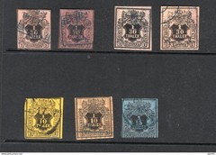 Germany Hanover 1851+ 7 stamps CV $360 See description Used 17143