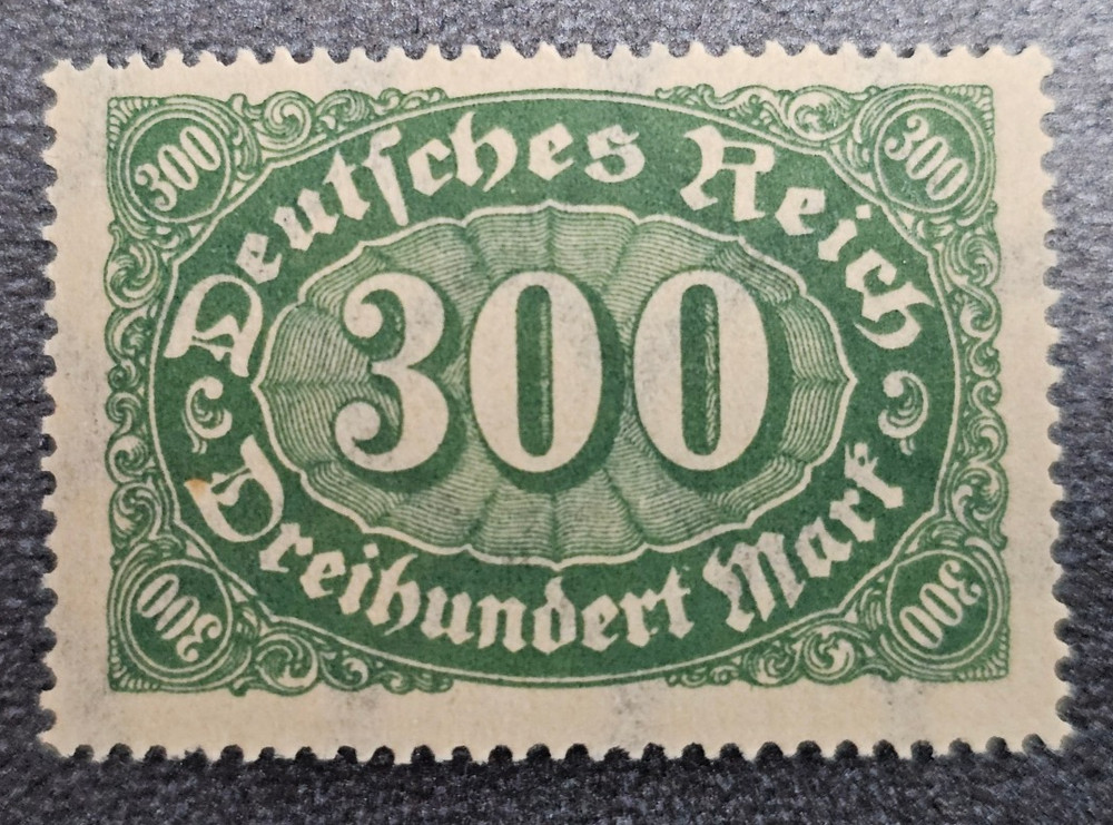 Stamp Germany Deutsches Reich 300 Mark 1922 Mi. Nr. 249 [🇩🇪39256-1]
