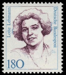 GERMANY 1490 – Lotte Lehmann „Soprano“ (pc17396)