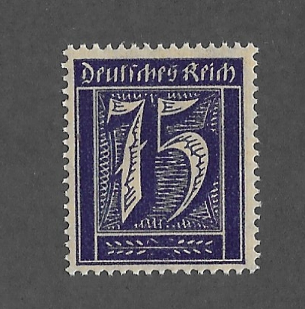 MNH Stamp PF75 Scott #170 Germania Weimar German Republic 1921 – 1922 issue