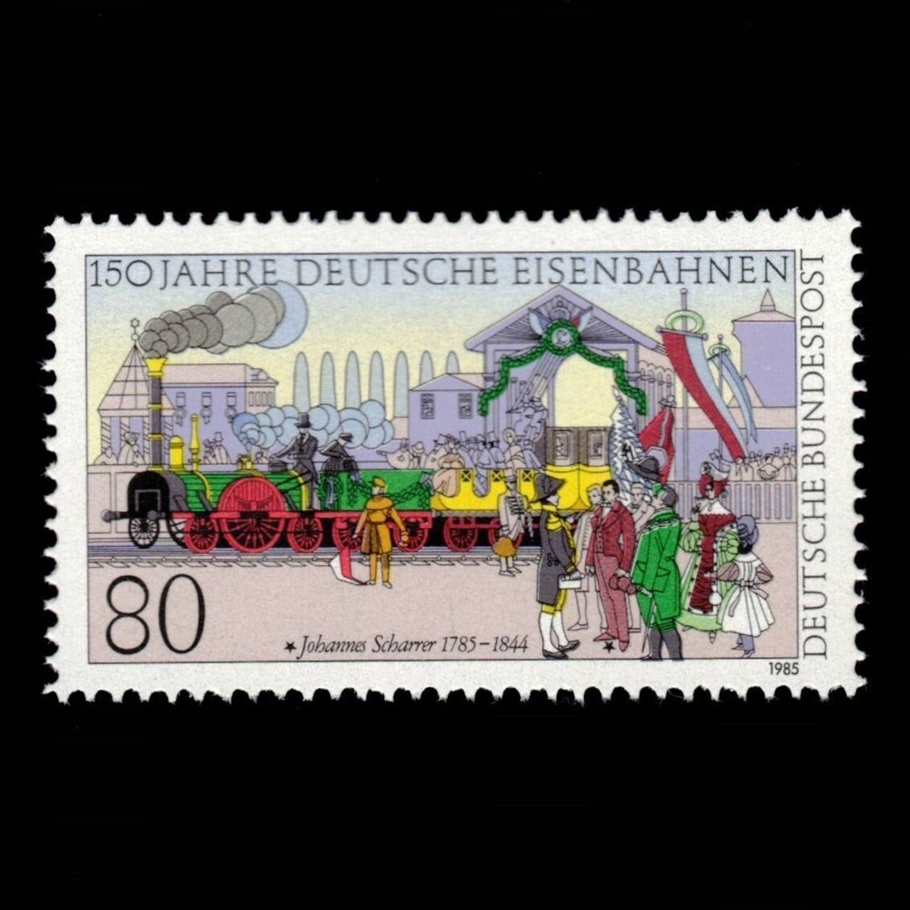 Germany, Scott 1450, German Railways, 1985, MNH, 108301