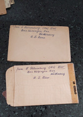 Post Ww2 1947-48 US Zone Germany to US Letters /Correspondence & Covers