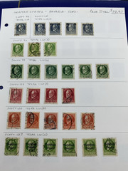 Germany States, Bavaria, Used – hinged on one album page, 1914- 1920