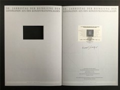GERMAN POST ART-EDITION 1995/18 BLOCK 32 END WW2 KZ CONCENTRATION CAMP