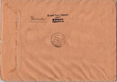 1948 Ballenstedt Germany AMG Postwar Registered mail Cover to Leipzig