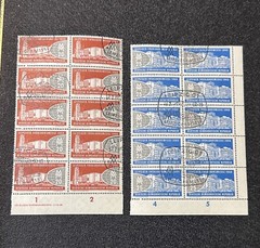 DDR EAST GERMANY 1960 STAMP BLOCK CTO Leipzig Spring Fair