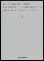 GERMANY FOLDER 1993/37 HANS LEIP LITERATUR DICHTER MALER KUNST