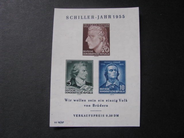 Germany Stamp Miniature Sheet DDR Scott # 243a…Free International Shipping!